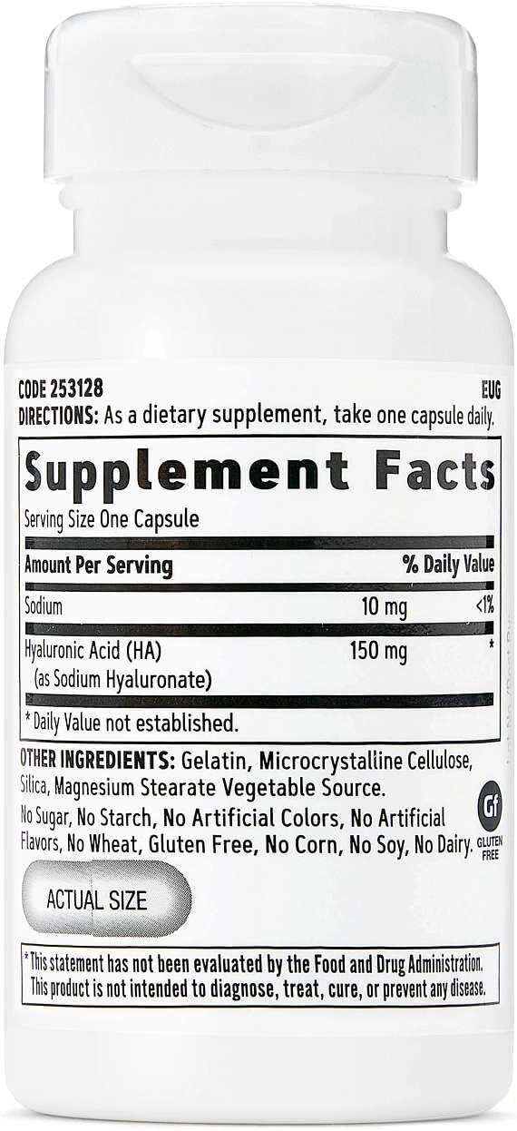 imageGNC Womens Hyaluronic Acid Skin Hydrating Daily Supplement Supports Moistureand Joint Health 30 Capsules30 Count Pack of 1