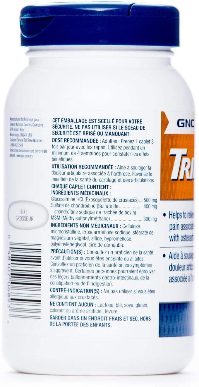 imageGNC TriFlex Targeted Joint Bone amp Cartilage Health Supplement with Glucosamine Chondroitin amp MSM Support Mobility amp Flexibility Twin Pack 2 x 240 Caplets240 Count Pack of 2