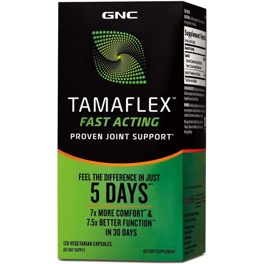 imageGNC TamaFlex Fast Acting Joint Support 120 Vegetarian Capsules