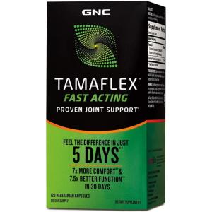 GNC TamaFlex Fast Acting, Joint Support, 120 Vegetarian Capsules