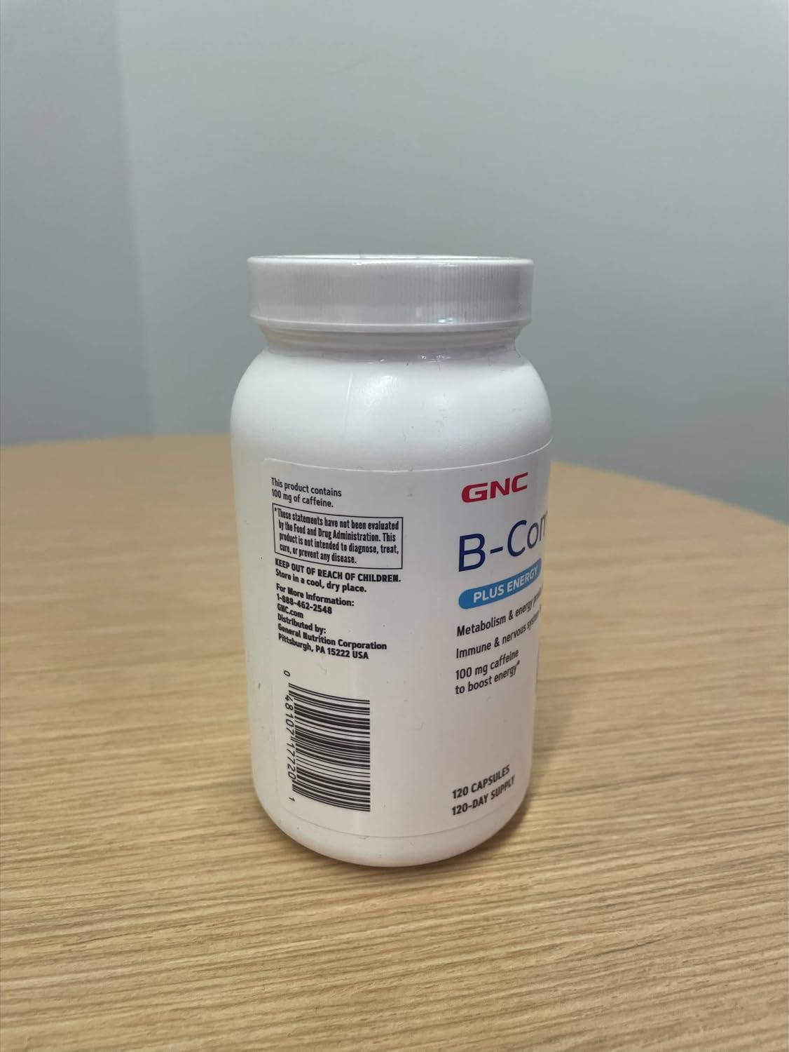 imageGNC BComplex Plus Energy Metabolism amp Energy Production 120 Count120 Count Pack of 1