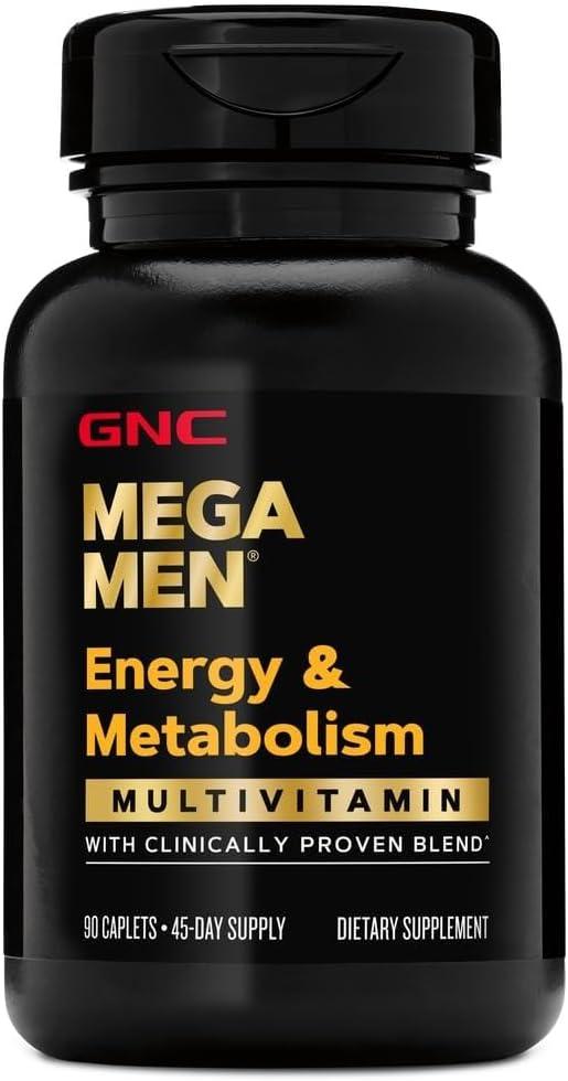 imageGNC Mega Men Energy amp Metabolism Multivitamin Antioxidants and Increased Calorie Burning 90 Count