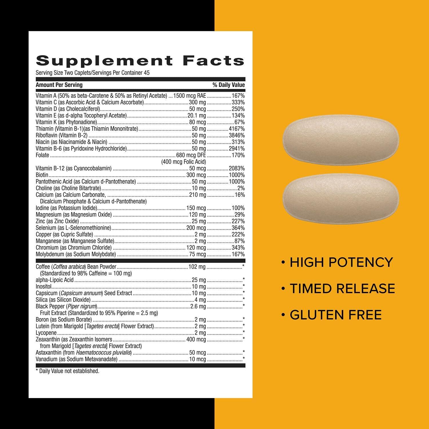 imageGNC Mega Men Energy amp Metabolism Multivitamin Antioxidants and Increased Calorie Burning 90 Count
