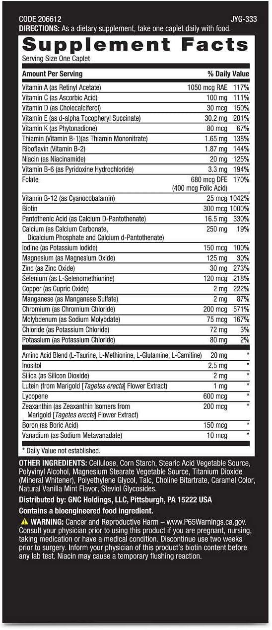 imageGNC Mega Men Essentials One Daily Multivitamin Supports Overall Health and Muscle Performance 60 Count60 Count Pack of 1
