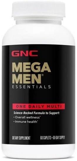 imageGNC Mega Men Essentials One Daily Multivitamin Supports Overall Health and Muscle Performance 60 Count60 Count Pack of 1