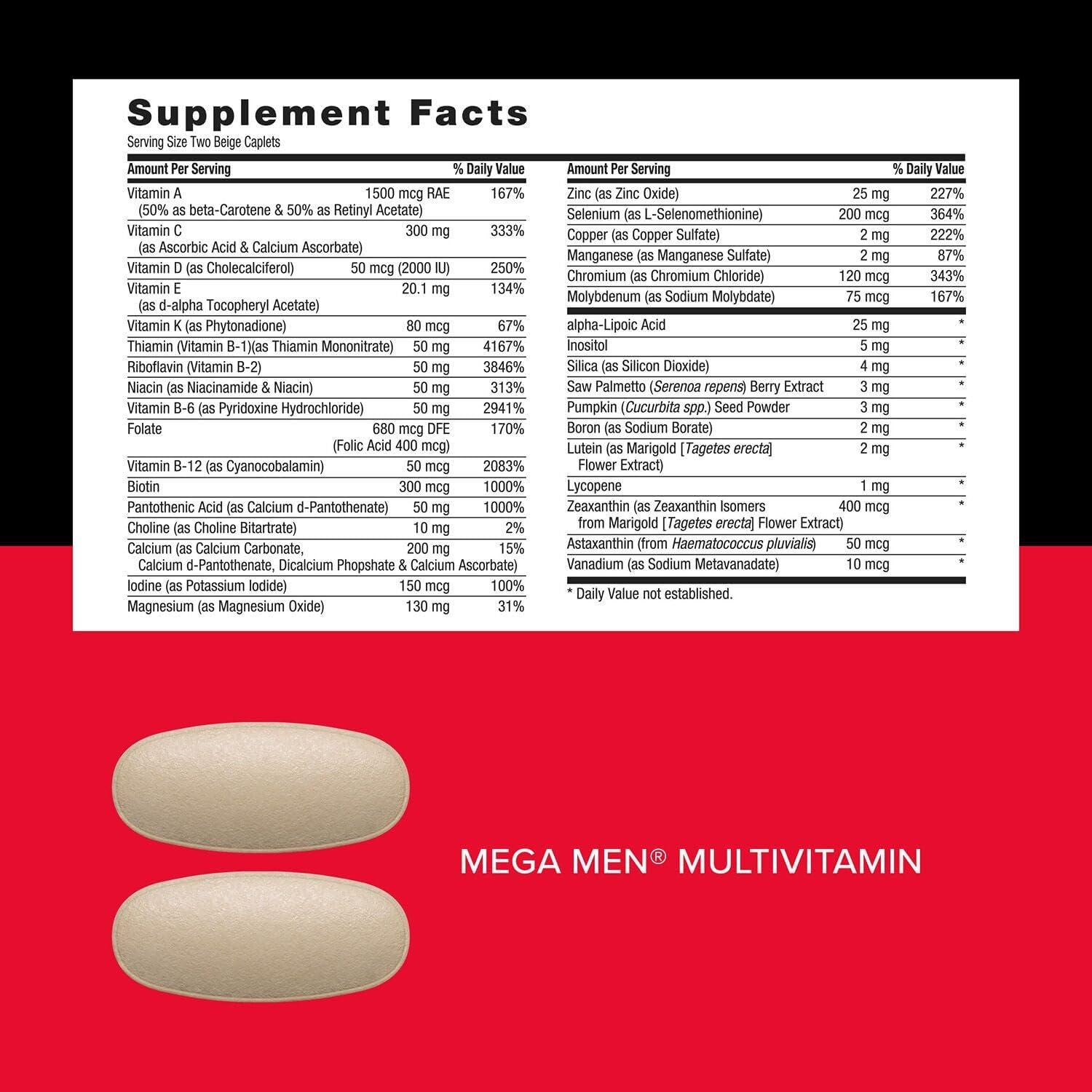 imageGNC Mega Men Healthy Testosterone Program Complete Nutrition 4 Products in 1 Boost Free and Total Testosterone Blood Flow 30 Daily Packs