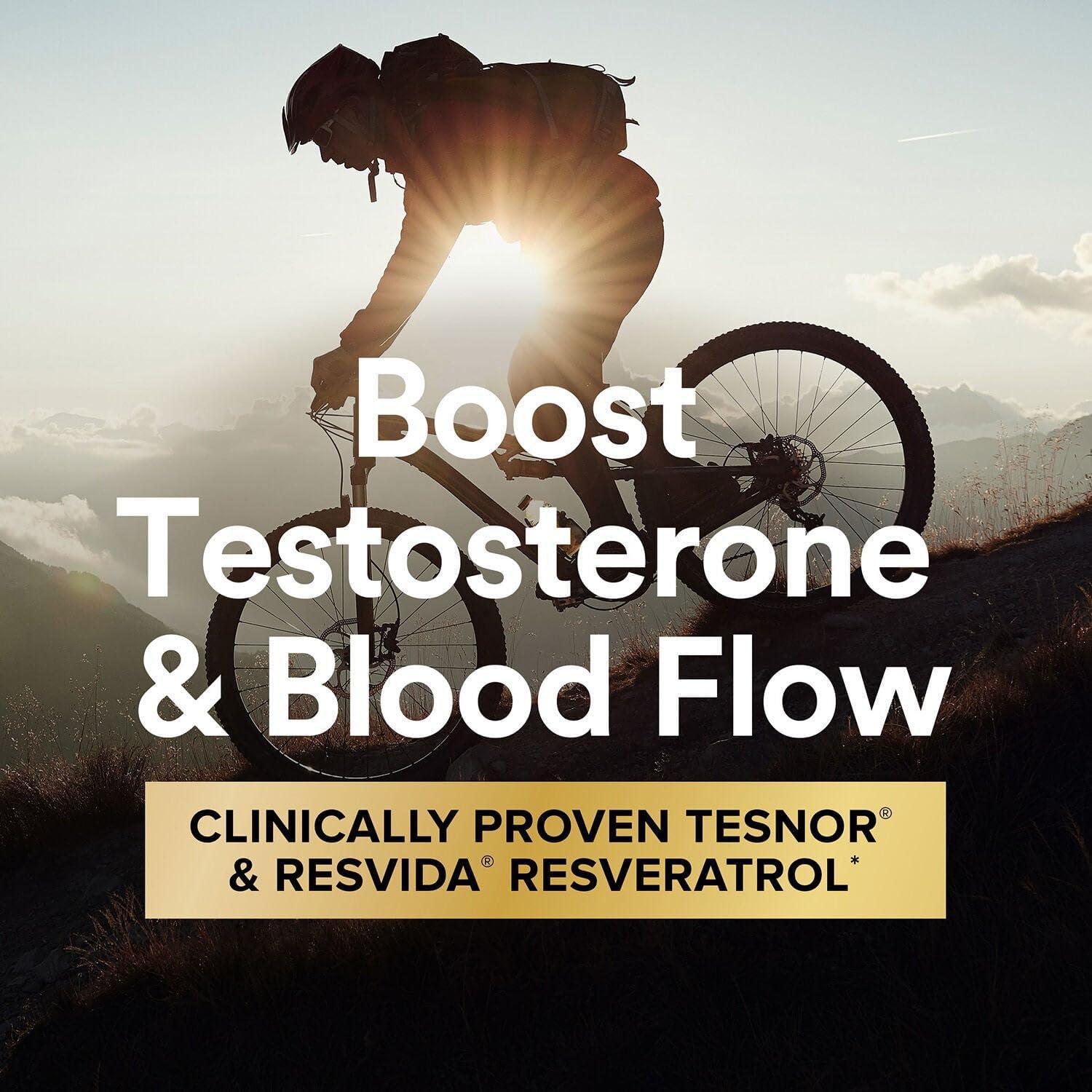 imageGNC Mega Men Healthy Testosterone Program Complete Nutrition 4 Products in 1 Boost Free and Total Testosterone Blood Flow 30 Daily Packs