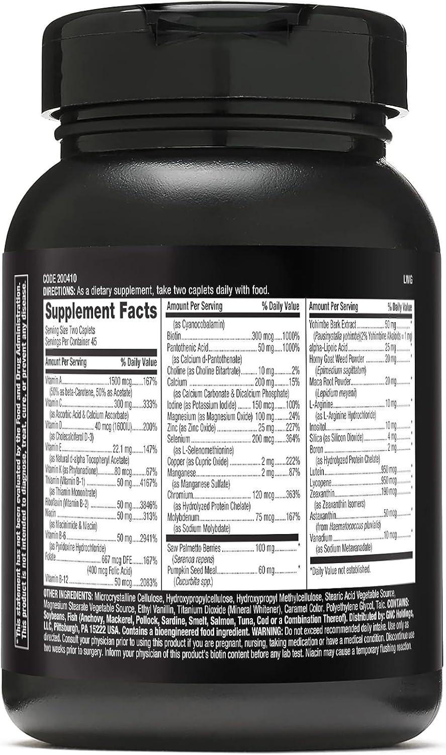 imageGNC Mega Men Prostate and Virility Multivitamin Supports Optimal Sexual Health and Prostate Health 90 Count