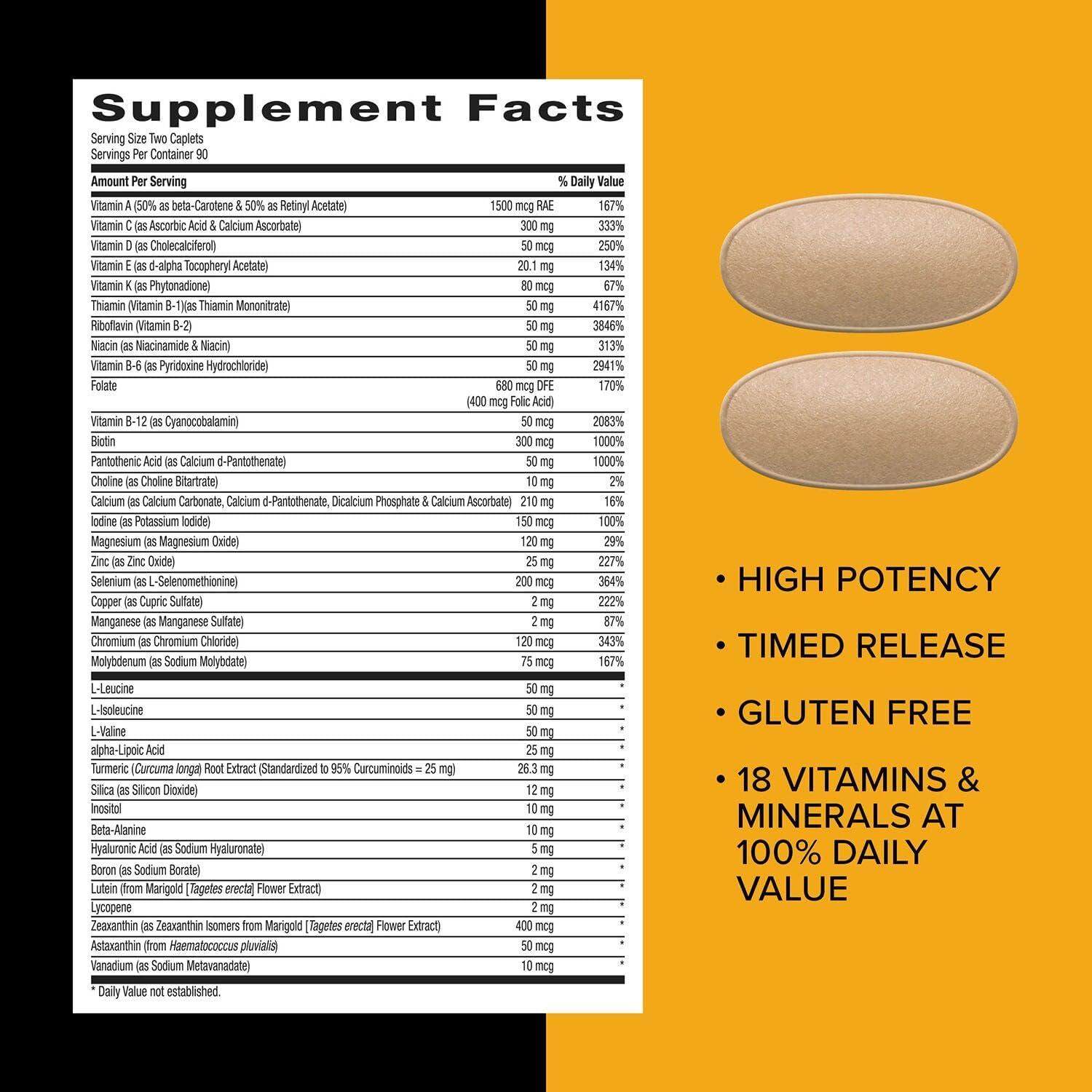 imageGNC Mega Men Sport Multivitamin Performance Muscle Function and General Health 180 Count180 Count Pack of 1