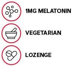 imageGNC Melatonin 1mg Cherry Supports Restful Sleep 120 Lozenges120 Count Pack of 1