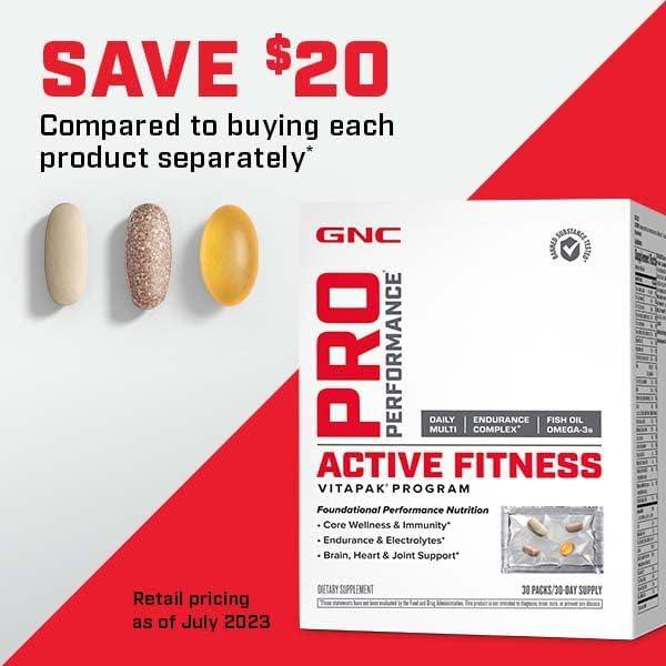 imageGNC Pro Performance Active Fitness Vitapak Program 30 Servings