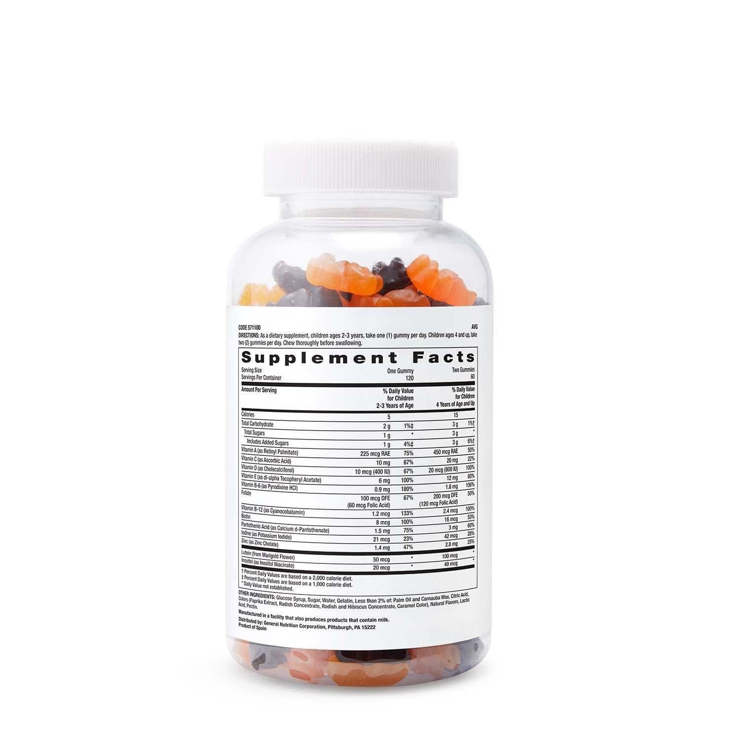 imageGNC milestones Kids Multi Gummy Formulated with 11 Essential Nutrients 120 Gummies