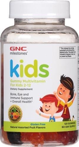 imageGNC milestones Kids Multi Gummy Formulated with 11 Essential Nutrients 120 Gummies