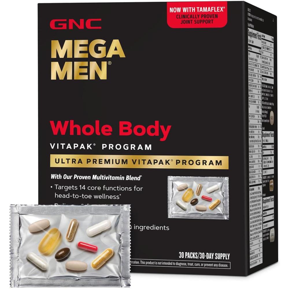 imageGNC Mega Men Vitapak Program Whole Body 30 Count