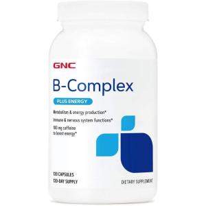 GNC B-Complex Plus Energy | Metabolism & Energy Production | 120 Count(120 Count (Pack of 1))