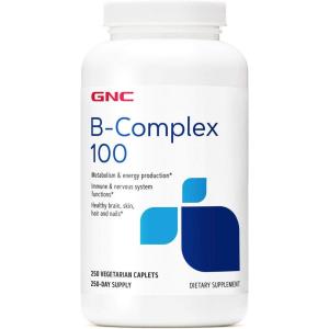 GNC B-Complex Plus Energy | Metabolism & Energy Production | 120 Count(250 Count (Pack of 1))