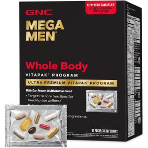 GNC Mega Men Vitapak Program | Whole Body | 30 Count