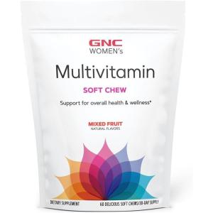 GNC Womens Multivitamin Soft Chew – Mixed Fruit(60 Count (Pack of 1))