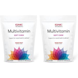 GNC Womens Multivitamin Soft Chew – Mixed Fruit(60 Count (Pack of 2))