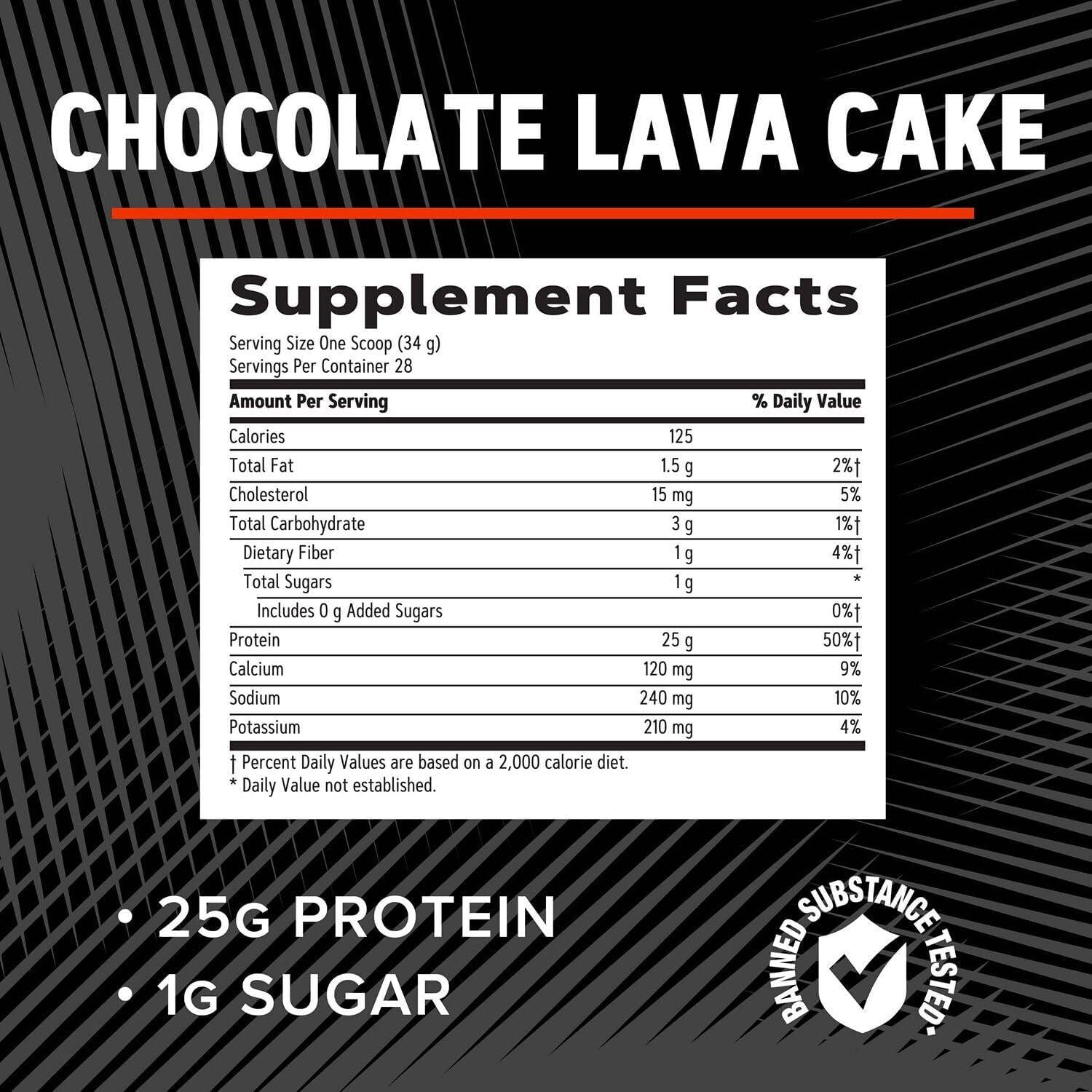 imageGNC AMP Pure Isolate Fuels Athletic Strength Performance and Muscle Growth Fast Absorbing 25g Whey Protein Iso with 5g BCAA 28 Servings Chocolate Lava Cake