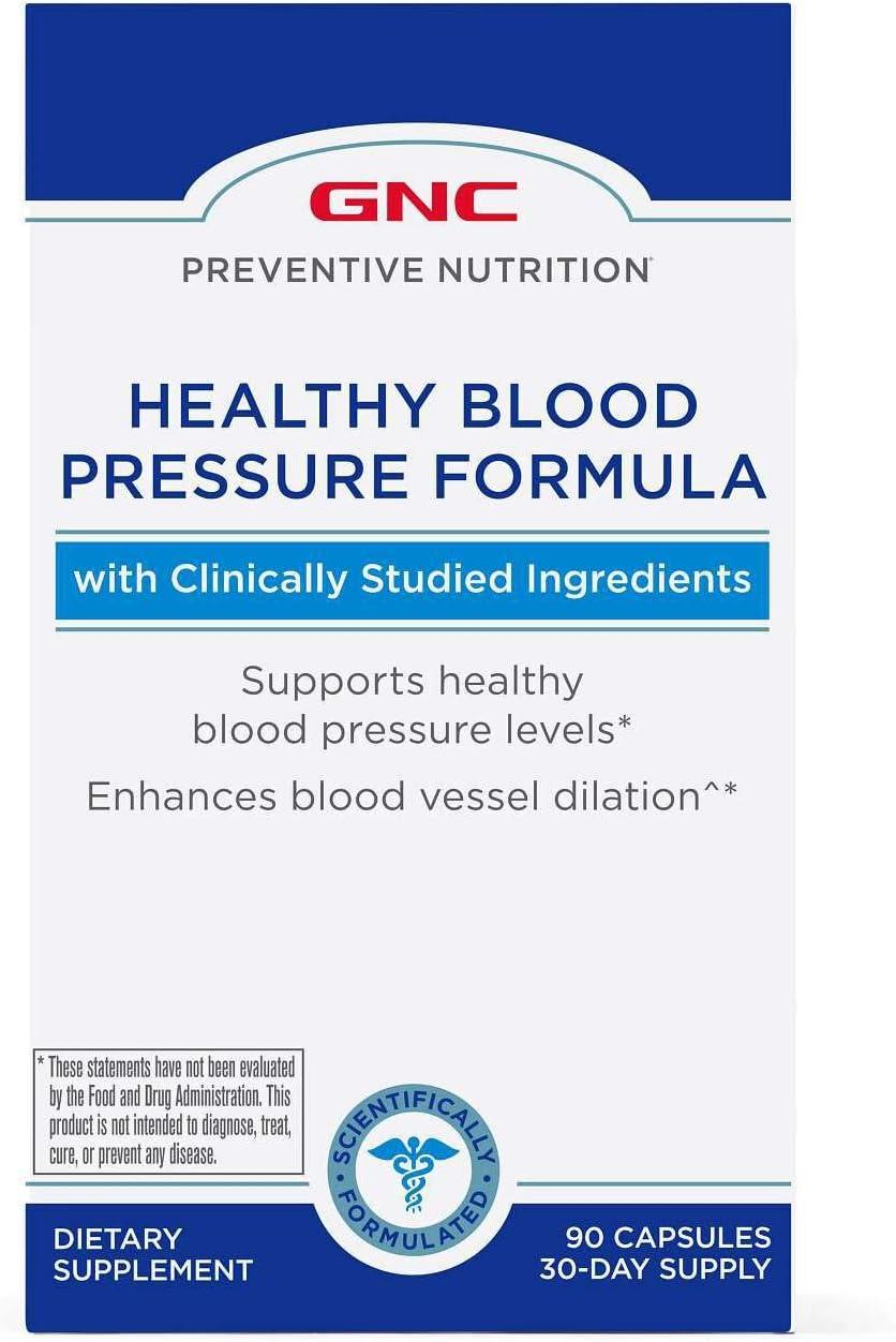 imageGNC Preventive Nutrition Healthy Blood Pressure Formula 90 Capsules