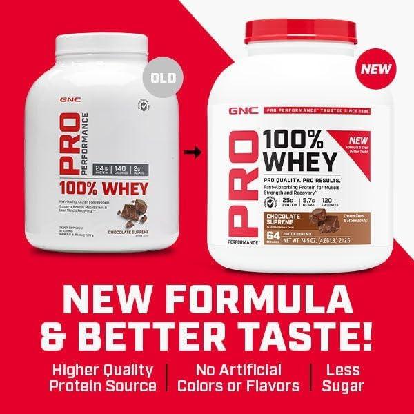 imageGNC Pro Performance 100 Whey Vanilla Cream 12 ServingsCookies and Cream