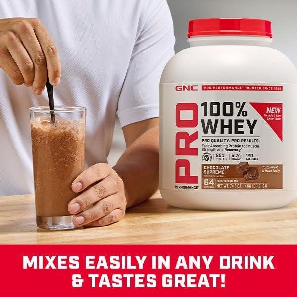imageGNC Pro Performance 100 Whey Vanilla Cream 12 ServingsCookies and Cream