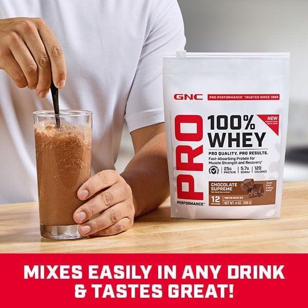 imageGNC Pro Performance 100 Whey Vanilla Cream 12 ServingsCookies and Cream