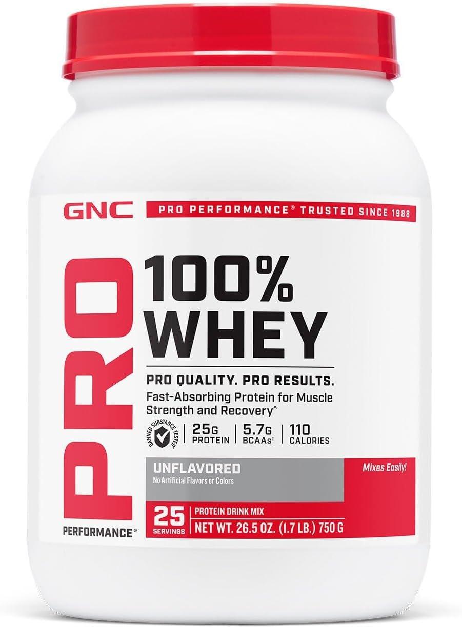 imageGNC Pro Performance 100 Whey Vanilla Cream 12 ServingsUnflavored