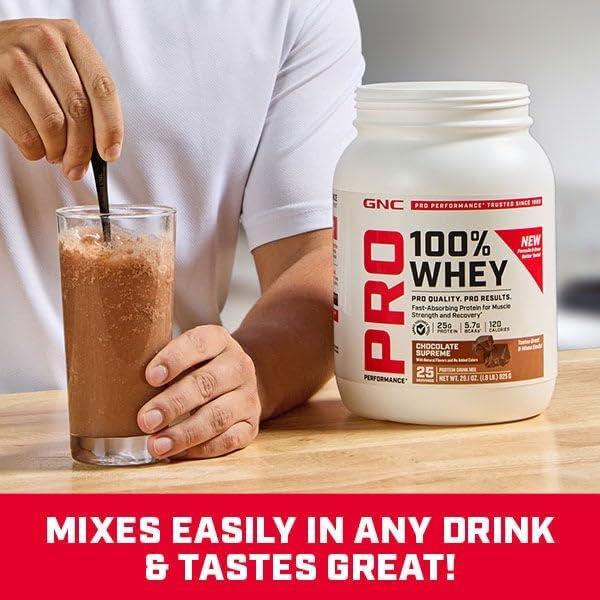 imageGNC Pro Performance 100 Whey Vanilla Cream 12 ServingsUnflavored