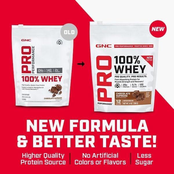 imageGNC Pro Performance 100 Whey Vanilla Cream 12 ServingsVanilla