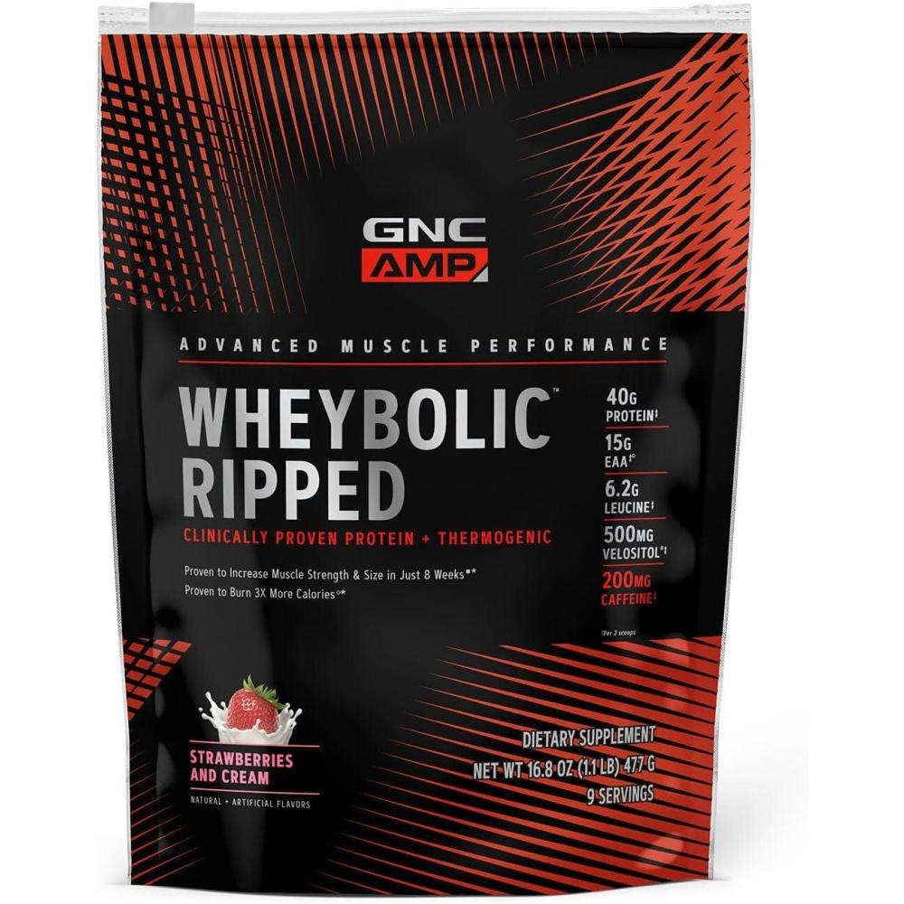 imageGNC AMP Wheybolic Ripped  Chocolate Fudge 22 ServingsStrawberries and Cream