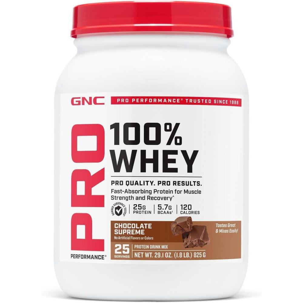 imageGNC Pro Performance 100 Whey Vanilla Cream 12 ServingsChocolate