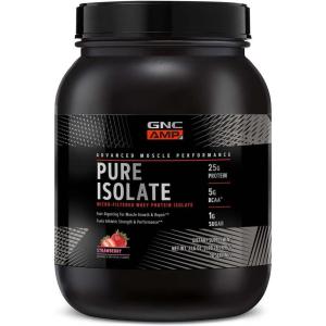 GNC AMP Pure Isolate Whey Protein – Vanilla Custard (28 Servings)(Strawberry)
