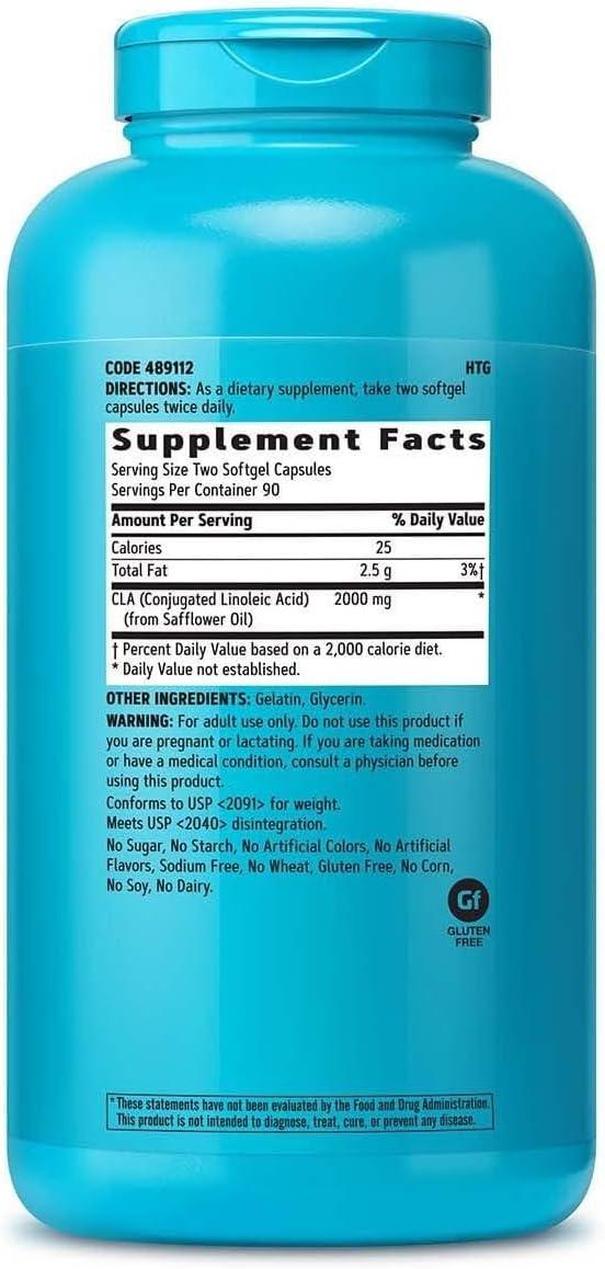 imageGNC Total Lean Premium CLA 369 Improves Body Composition amp Muscle Tone Fuels Energy Without Stimulants Supports Cardiovascular amp Joint Health 120 Softgel Capsules180 Count Pack of 1
