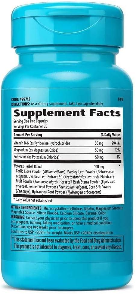 imageGNC Total Lean Waterex Helps Regulate Water Balance Enhanced with Vital Electrolytes 60 Capsules60 Count Pack of 1