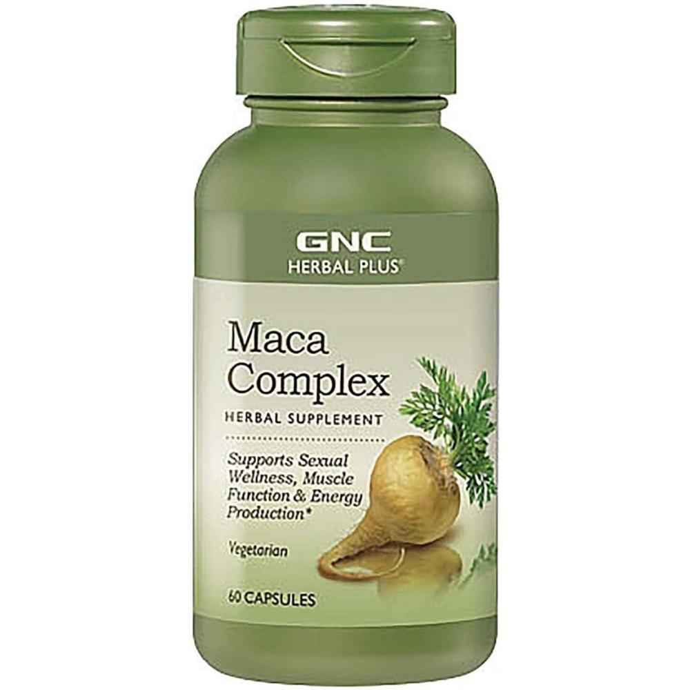 imageGNC Herbal Plus Maca Complex Supplement Vegetarian Supports Sexual Wellness 30 Servings