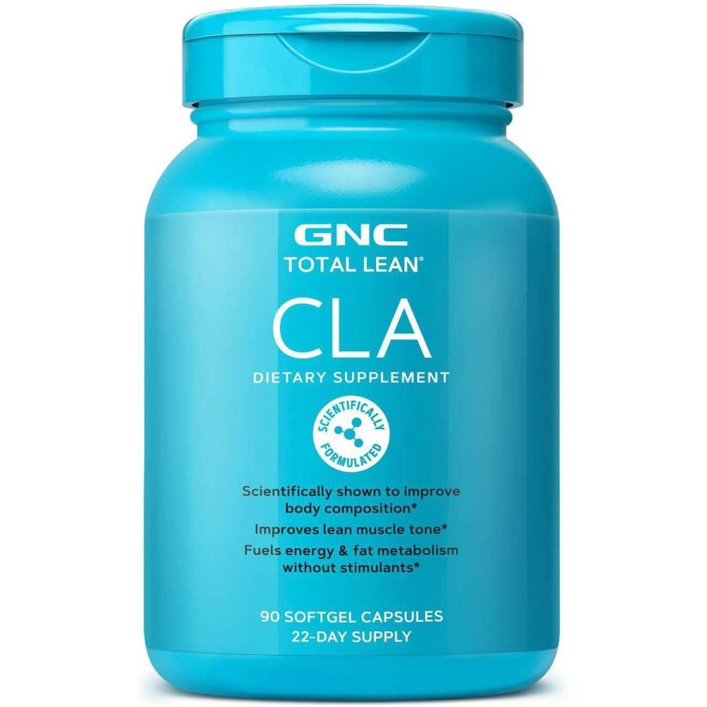 imageGNC Total Lean Premium CLA 369 Improves Body Composition amp Muscle Tone Fuels Energy Without Stimulants Supports Cardiovascular amp Joint Health 120 Softgel Capsules90 Count Pack of 1