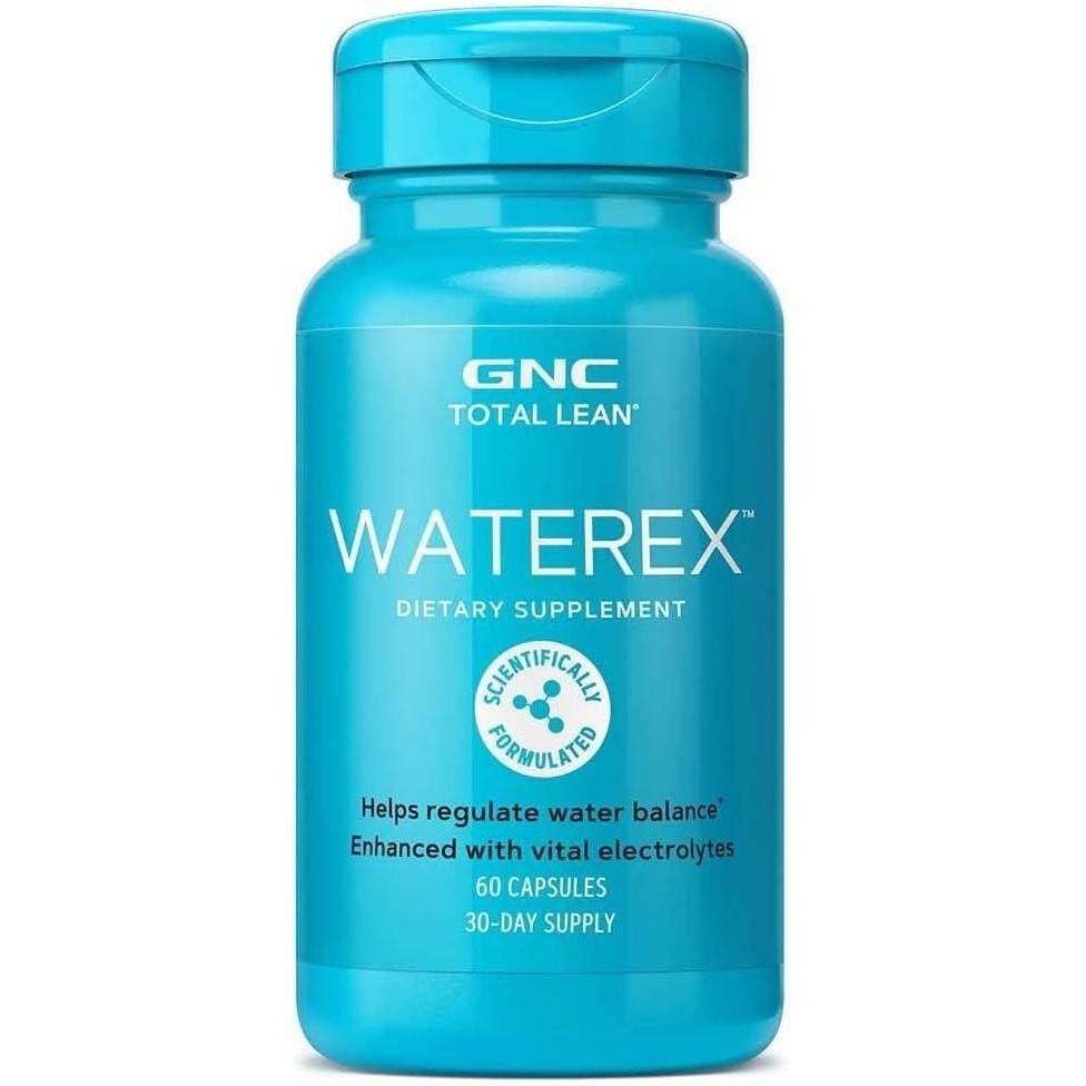 imageGNC Total Lean Waterex Helps Regulate Water Balance Enhanced with Vital Electrolytes 60 Capsules60 Count Pack of 1
