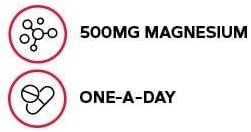 imageGNC Magnesium 500mg 120 Capsules Supports Calcium Absorption and Strong Teeth and Bones