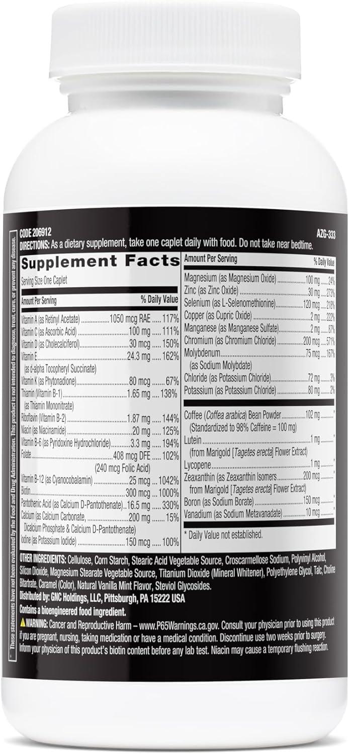 imageGNC Mega Men Multivitamin Energy and Metabolism 1 Daily60 Count Pack of 1