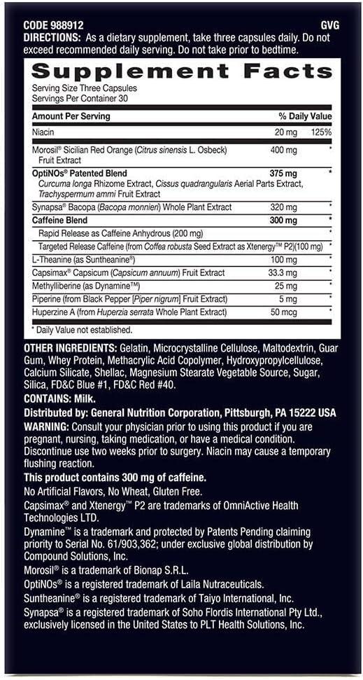 imageBEYOND RAW Burn MF Metabolic Formula Thermo Activator Supports Energy and Focus 90 Count