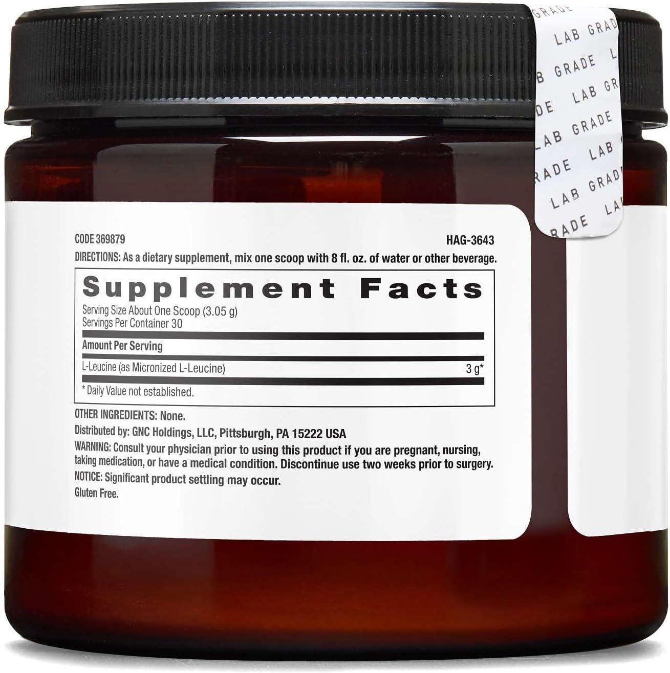 imageBEYOND RAW Chemistry Labs LLeucine Powder Fuels Muscles 30 Servings