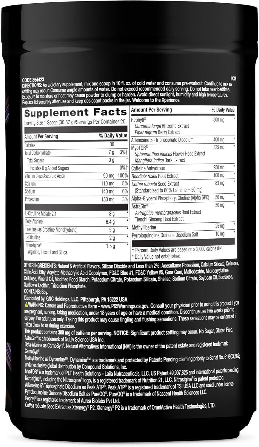 imageBEYOND RAW Concept X Clinically Dosed PreWorkout Powder Contains Caffeine LCitrulline Creatine and BetaAlanine Orange Mango 20 ServingsGummy Worm