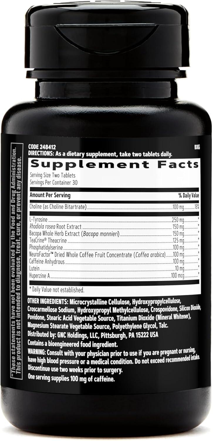 imageGNC AMP Amplified Focus 60 Tablets Fuels Mental Clarity