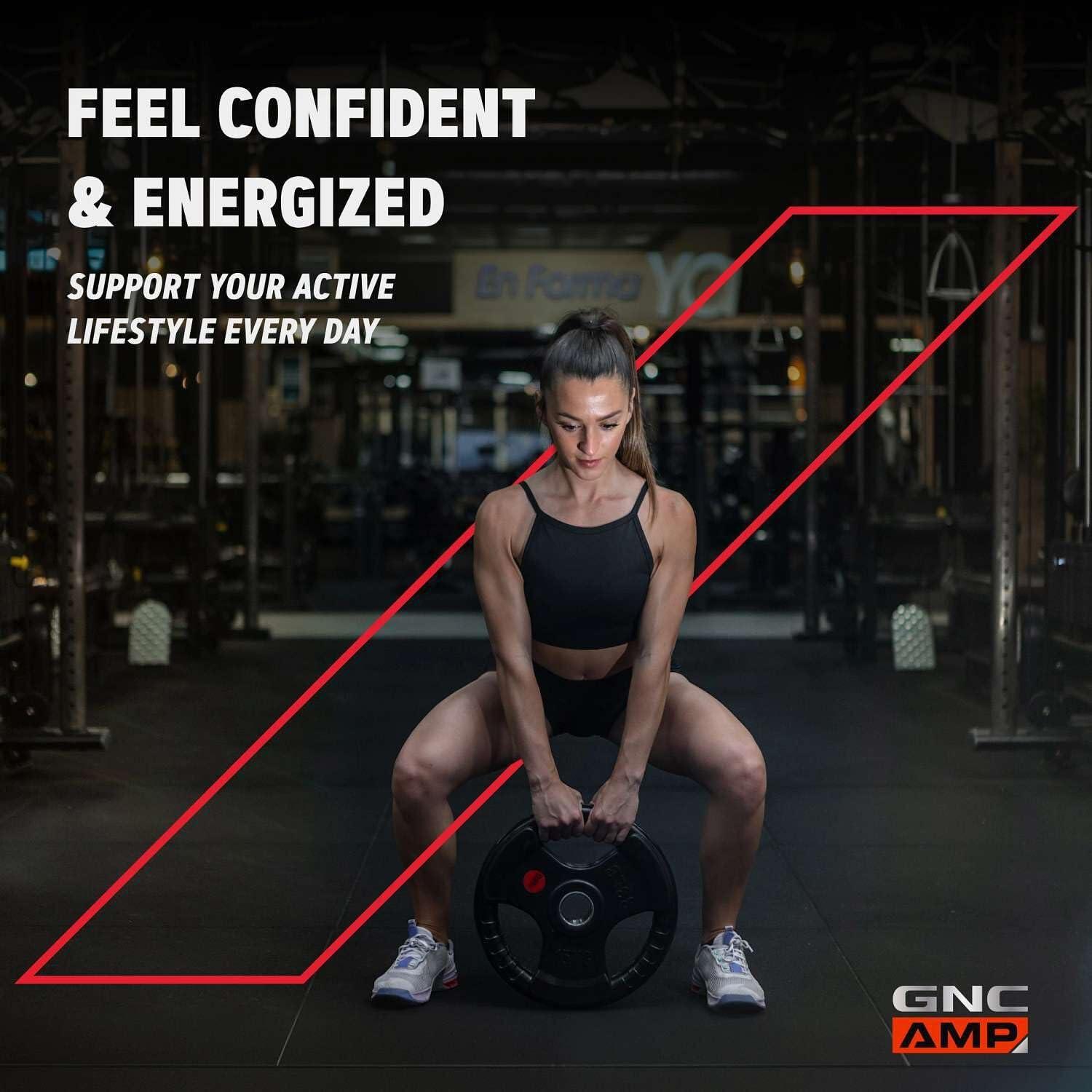 imageGNC AMP Amplified Hydration Electrolyte Powder Drink Mix Enhanced Electrolyte amp Healthy Digestion Complex Acai Blueberry Pomegranate 10 CountLemon