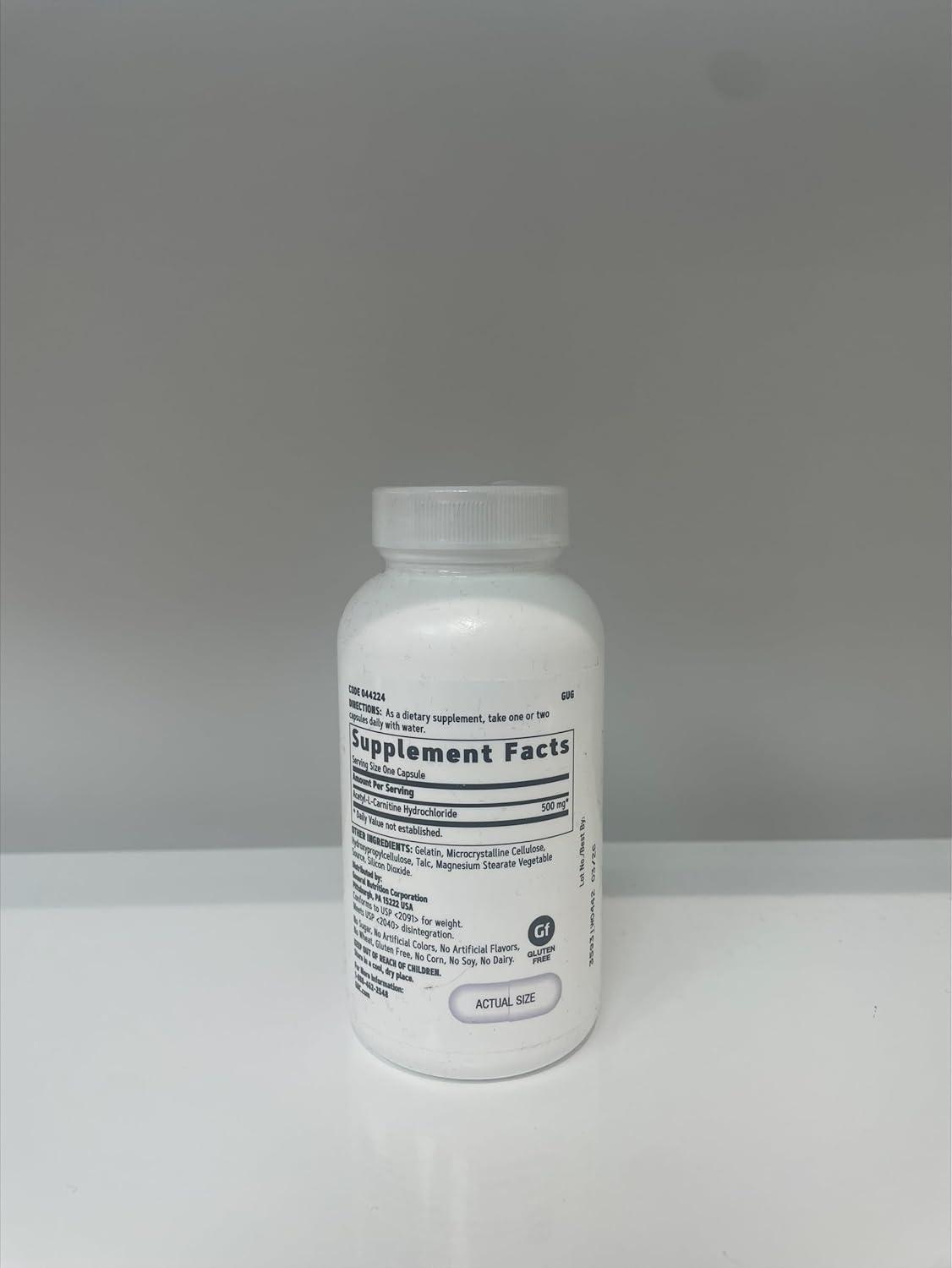 imageGNC AcetylLCarnitine 500mg Supports Positive Mood Balance 60 Count