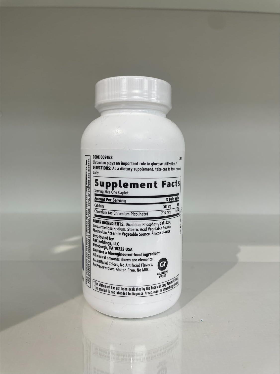 imageGNC Chromium Picolinate 200mcg 180 Count