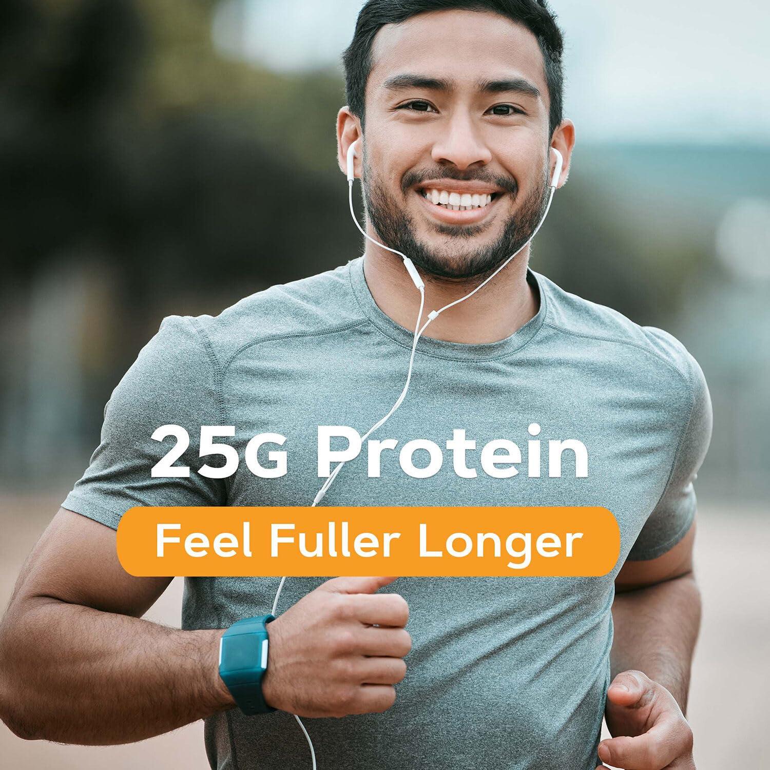 imageGNC Lean Shake Burn With Caffeine Meal Replacement Chocolate Mocha 25g Protein Clinically Proven Weight Management Ready To Drink Zero Added Sugar 14 oz Bottles Pack of 12