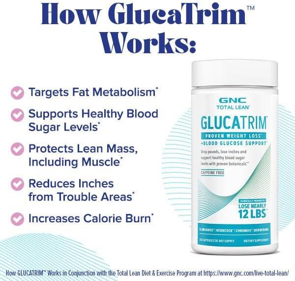 imageGNC Total Lean GlucaTrim 120 Capsules